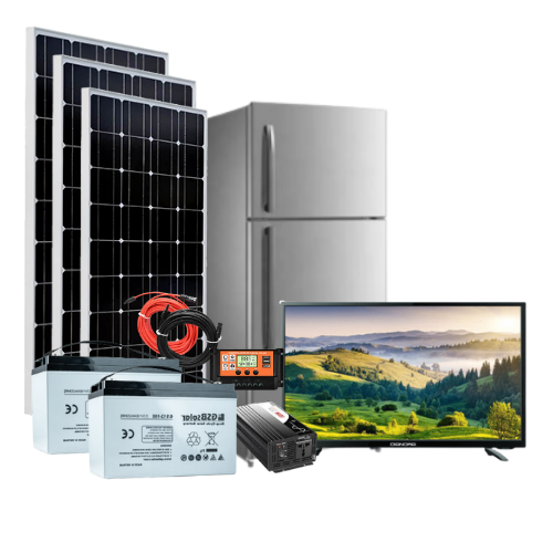 Solar Energy System Plus Fridge With 32" TV